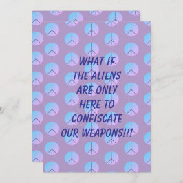 Convite de Abdução Alienígena de Arma