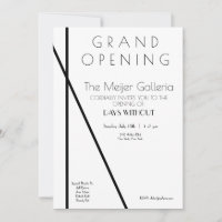 Convite de Abertura da Galeria Contemporânea