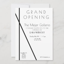 Convite de Abertura da Galeria Contemporânea