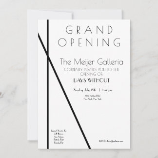 Convite de Abertura da Galeria Contemporânea