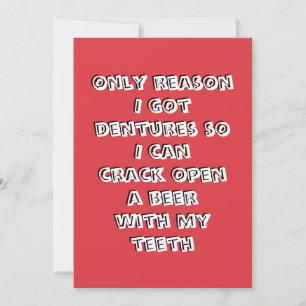 Convite de Abertura de Garrafa com Dentes