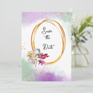 Convite de abstrato de casamento