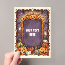 Convite de Acrílico de Halloween Fofo #9