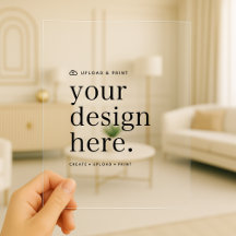 Convite de Acrílico | Seu Design Carregado Convite