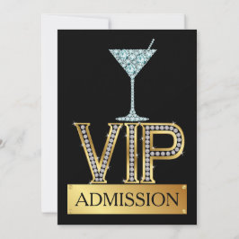 Convite de Admissão VIP Cocktail