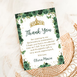 Convite de agradecimento da Tiara Floral Borboleta