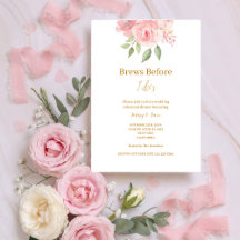 Convite de Água de ROSAS Aquarela Antes que Eu Faç