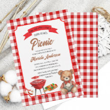 Convite de Água-Forte para Festa de Piquenique do 