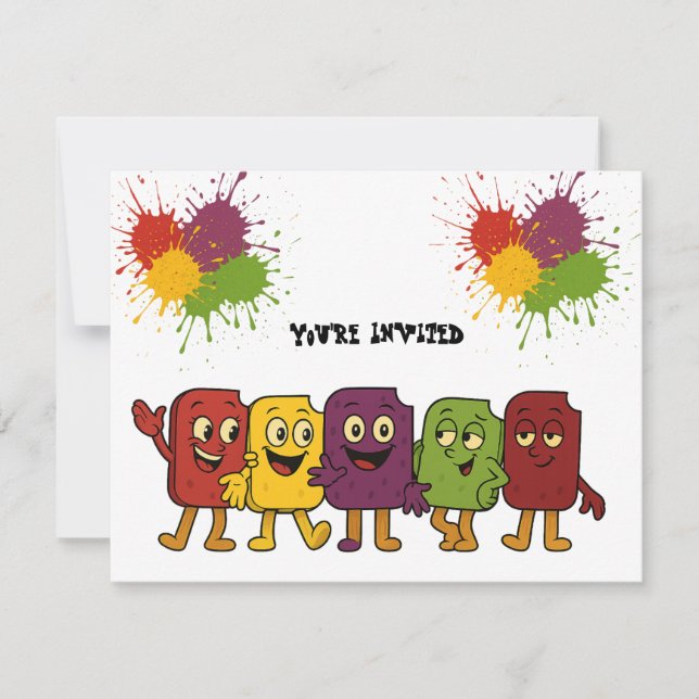 Convite de Amigos Congelados (Frente)