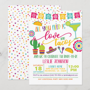 Convite de Amor & Tacos - Noiva W