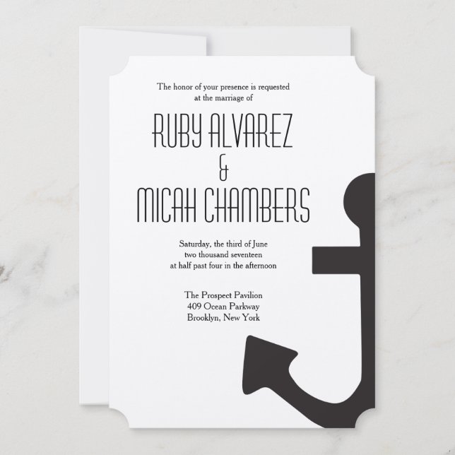 Convite de Âncora (Frente)