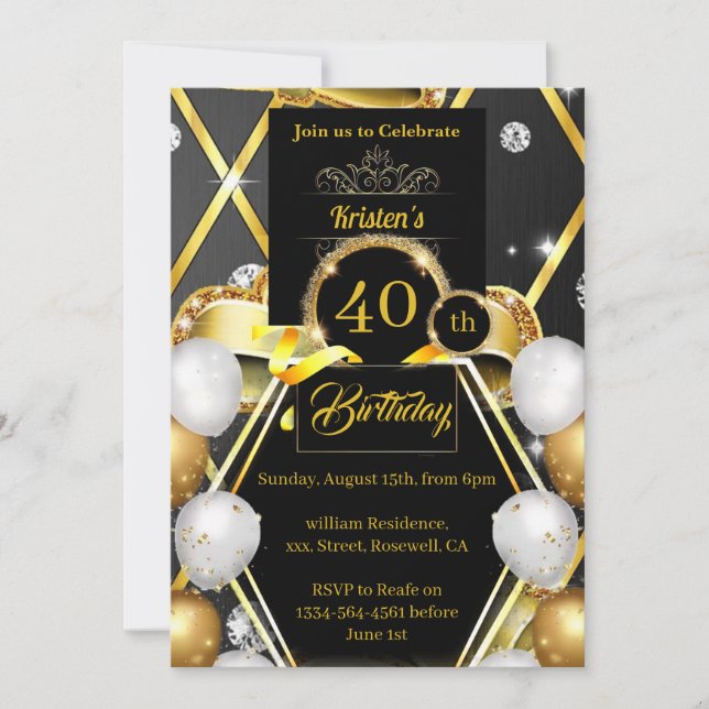 Convite de Aniversário (Frente)