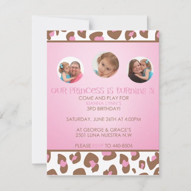 Convite de Aniversário (Frente)