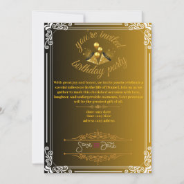 Convite de aniversário