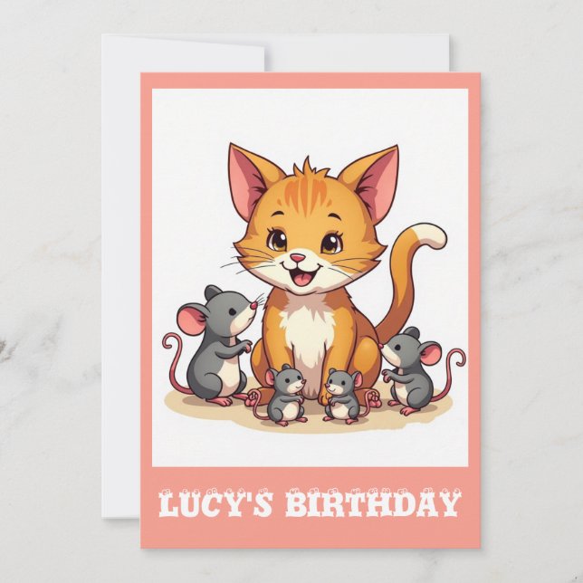 " CONVITE DE ANIVERSÁRIO " (Frente)