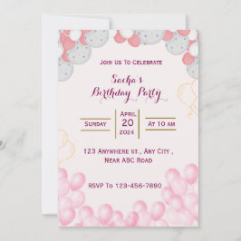 Convite de Aniversário