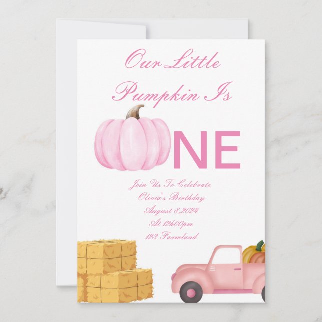 Convite de aniversário (Frente)