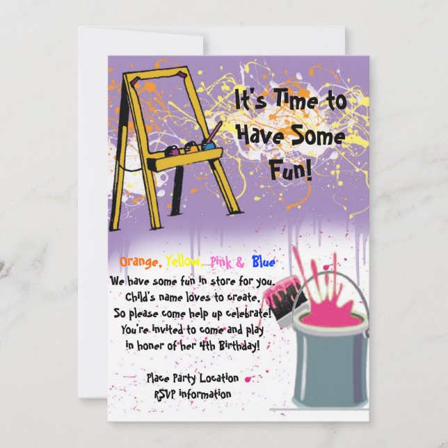 Convite de Aniversário (Frente)