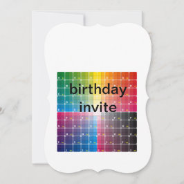 convite de aniversário
