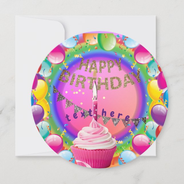 Convite de aniversário (Frente)