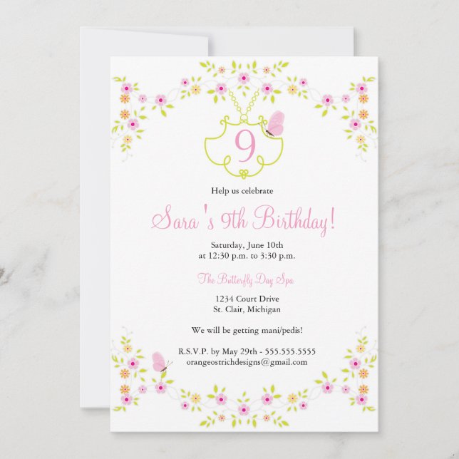 Convite de Aniversário (Frente)