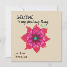 Convite de aniversário