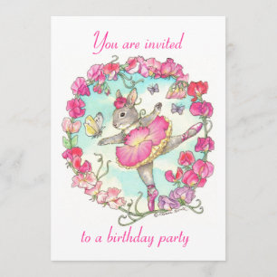 Convite de aniversário