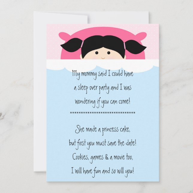 Convite de aniversário (Frente)