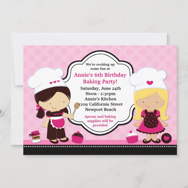 Convite de aniversário (Frente)