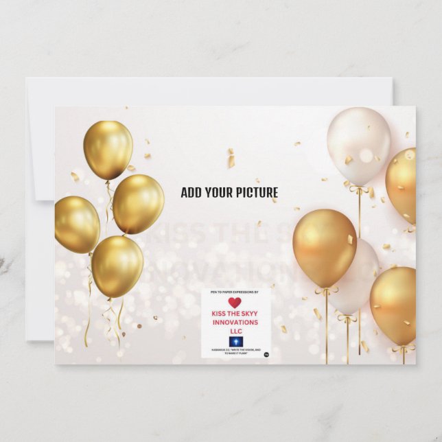 CONVITE DE ANIVERSÁRIO 1 (Verso)