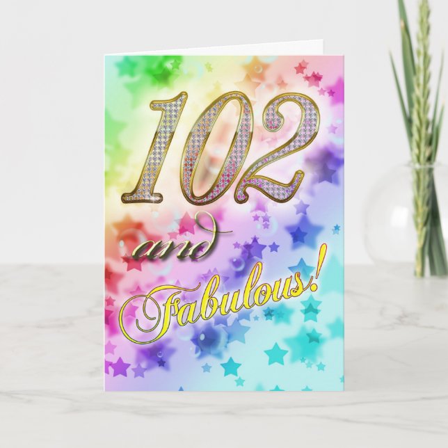 Convite de aniversário 102 (Frente)