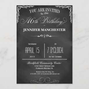 Convite de aniversário 16º Trendy