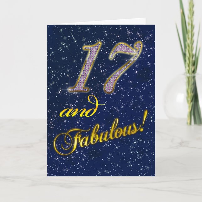 convite de aniversário 17º (Frente)