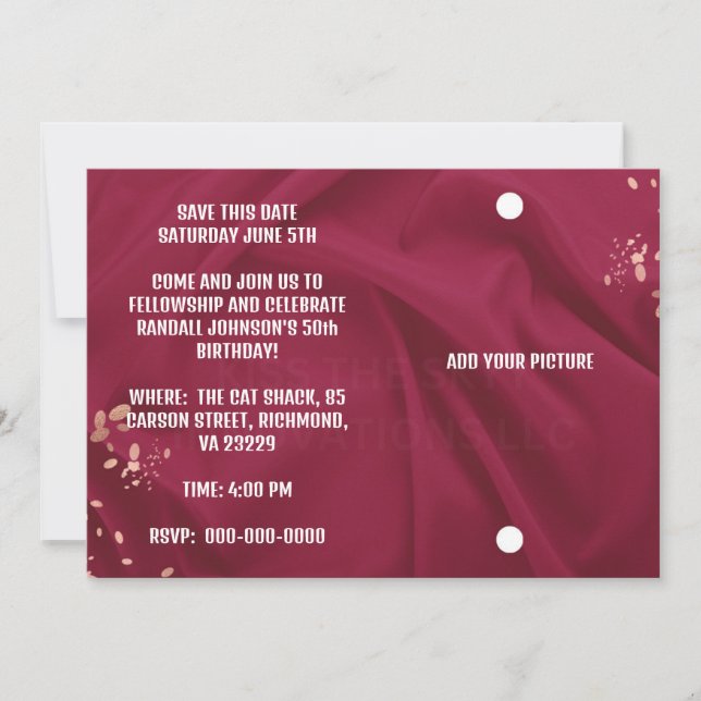 CONVITE DE ANIVERSÁRIO 2 SALVAR A DATA (Frente)