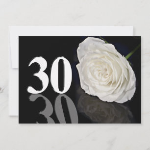 Convite de aniversário 30 anos