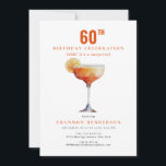 Convite de aniversário 60º Bebida Estipulada<br><div class="desc">Bebida 60º Convite de aniversário Que maneira divertida de celebrar alguém especial!</div>