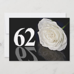 Convite de aniversário 62 anos
