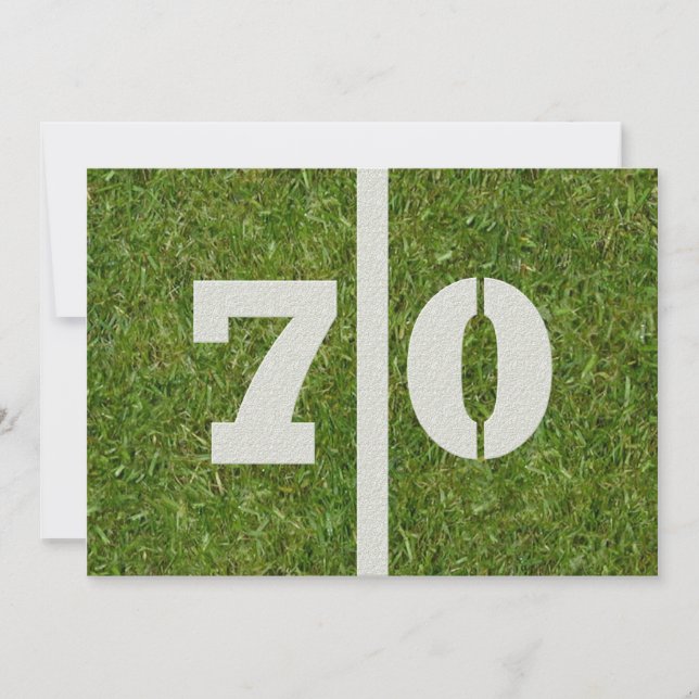 Convite de aniversário 70! (Frente)