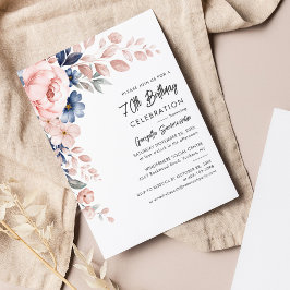 Convite de aniversário 70 de orçamento