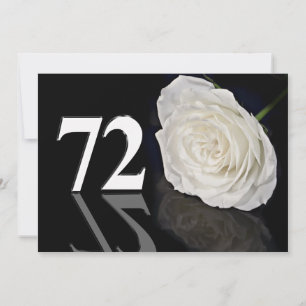 Convite de aniversário 72 anos