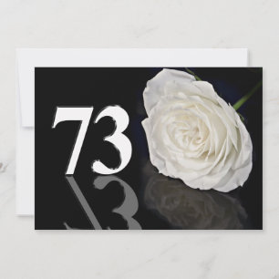 Convite de aniversário 73 anos velho