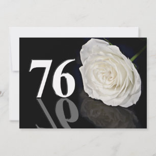 Convite de aniversário 76 anos