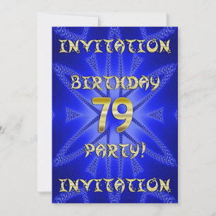 Convite de aniversário 79
