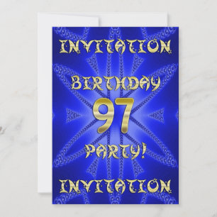 Convite de aniversário 97º