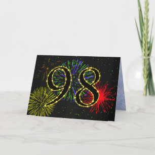 convite de aniversário 98
