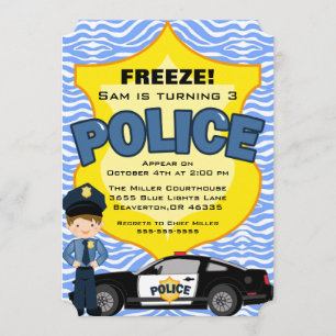 Convite de Aniversário à Polícia de Trendência