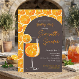Convite de Aniversário Aperol Spritz