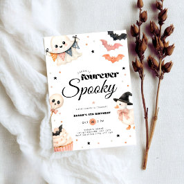 Convite de Aniversário Assustador de Halloween par