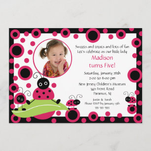 Convite de Aniversário com Foto de Joia da Coroa c