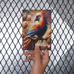 Convite de Aniversário Condor Vibrante Empoleirado